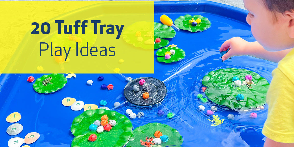 20 Tuff Tray Play Ideas and How They Can Help with Children's Development