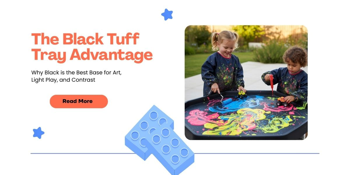 The Black Tuff Tray Advantage: Why Black is the Best Base for Art, Light Play, and Contrast