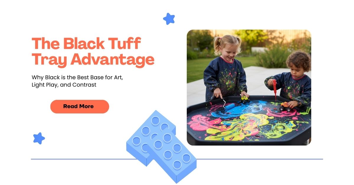 The Black Tuff Tray Advantage: Why Black is the Best Base for Art, Light Play, and Contrast