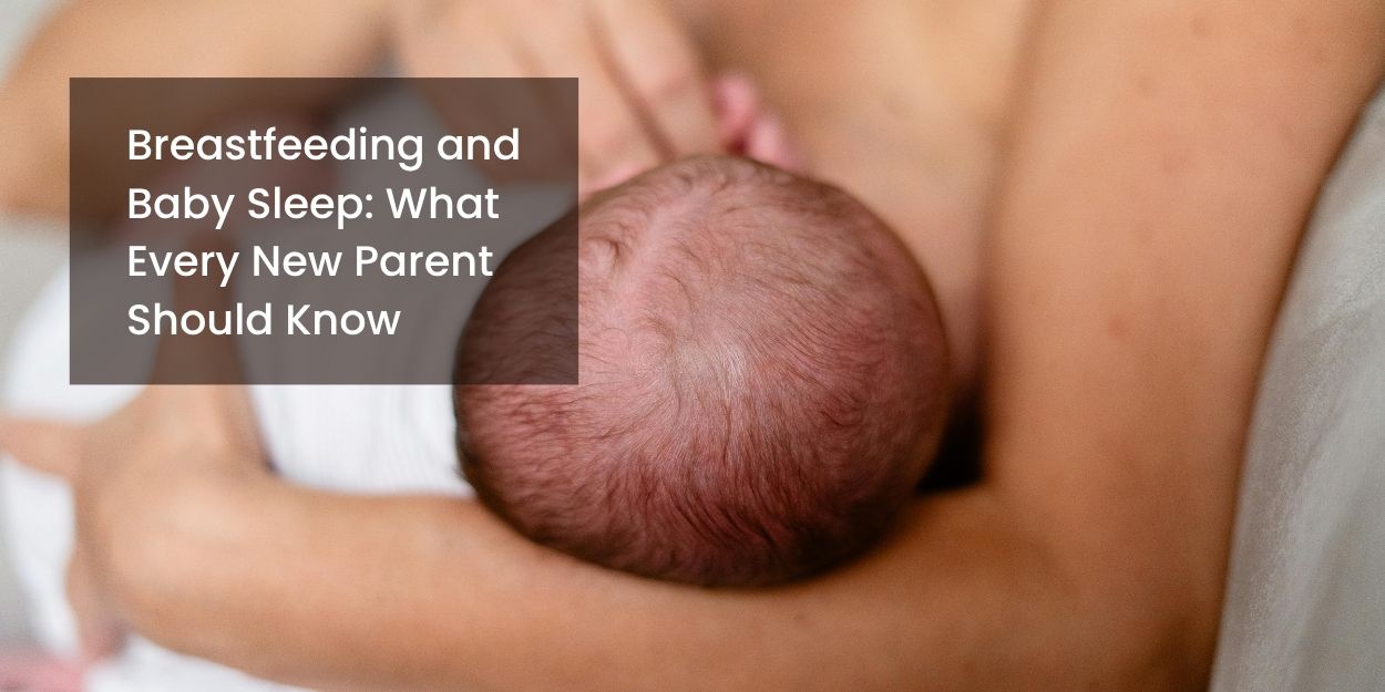 A mother breastfeeding her baby