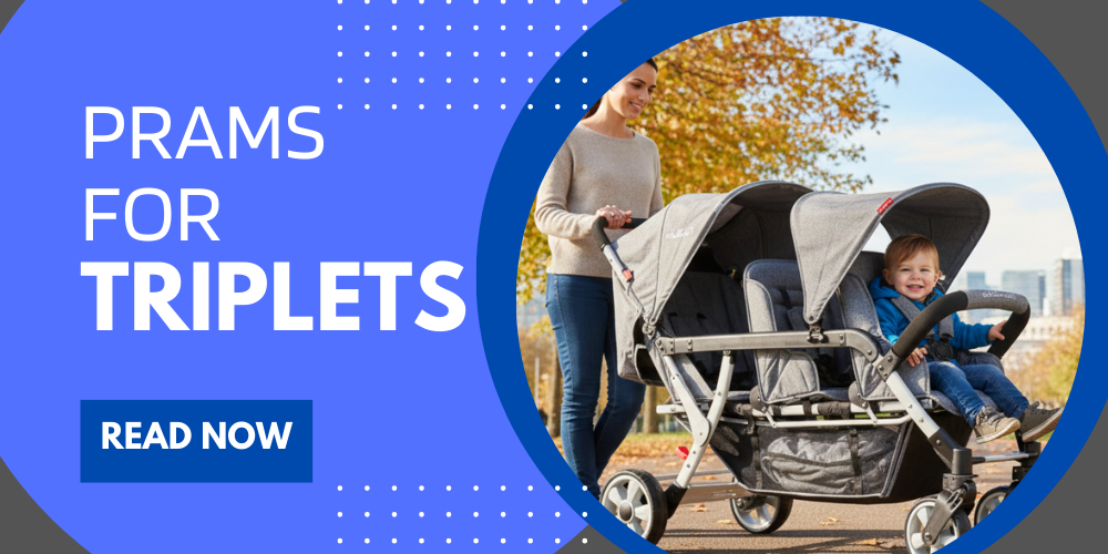 prams for triplets