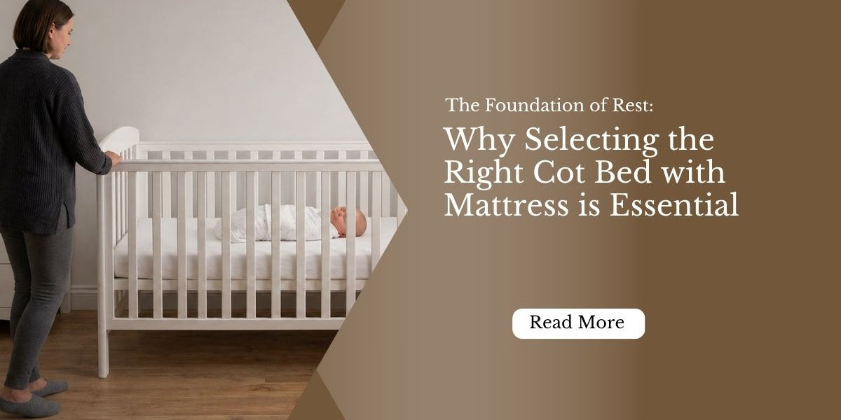 Cot Bed with Mattress