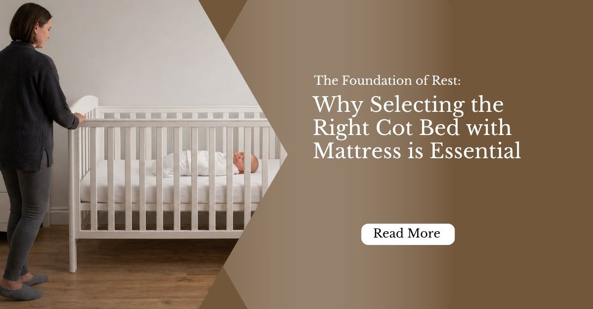 Cot Bed with Mattress