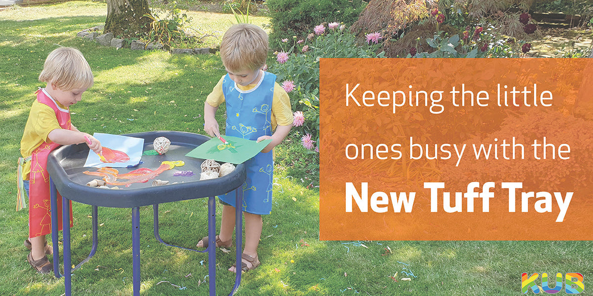 Keeping the little ones busy with the new Tuff Tray