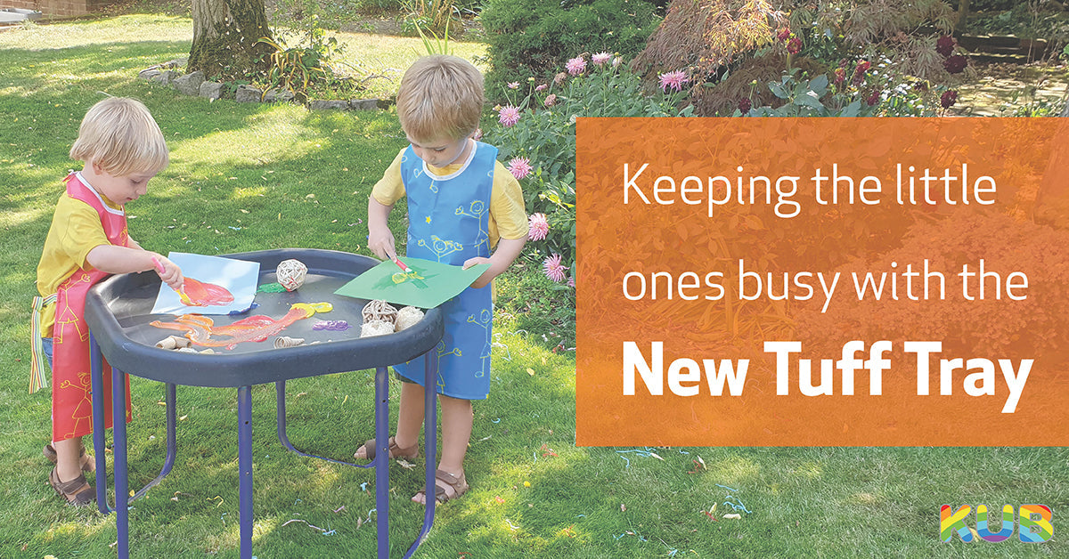Keeping the little ones busy with the new Tuff Tray
