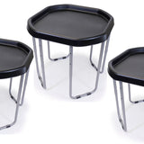 Set of 3 Tuff Trays (70cm) & Stand - Black