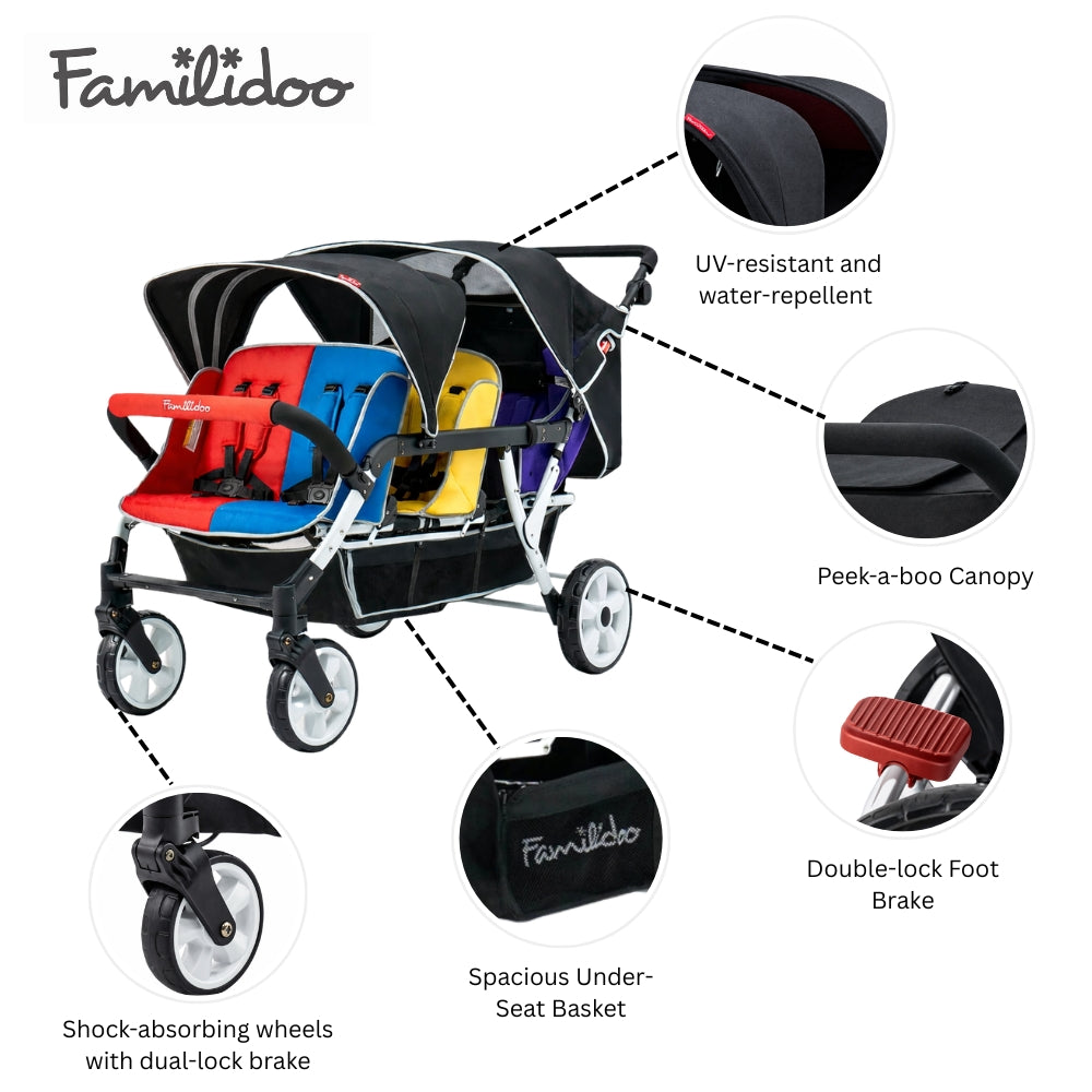 Familidoo 6 seater features
