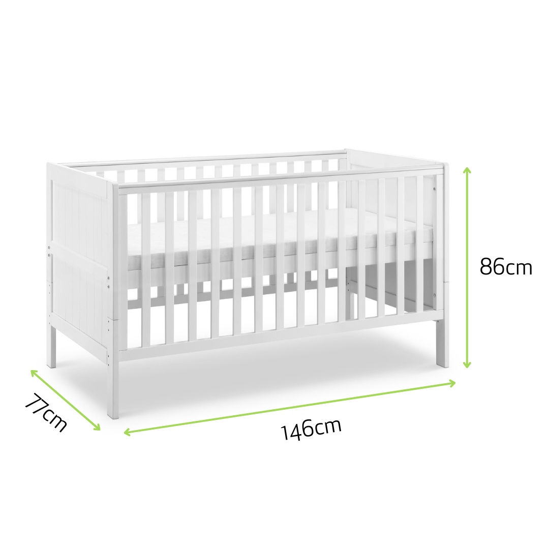 Barcelona Cot Bed & Mattress