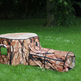 Natural Tree House And Tunnel - Tuff Tray Cover, No Frame