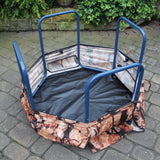 Natural Tree House And Tunnel - Tuff Tray Cover, No Frame