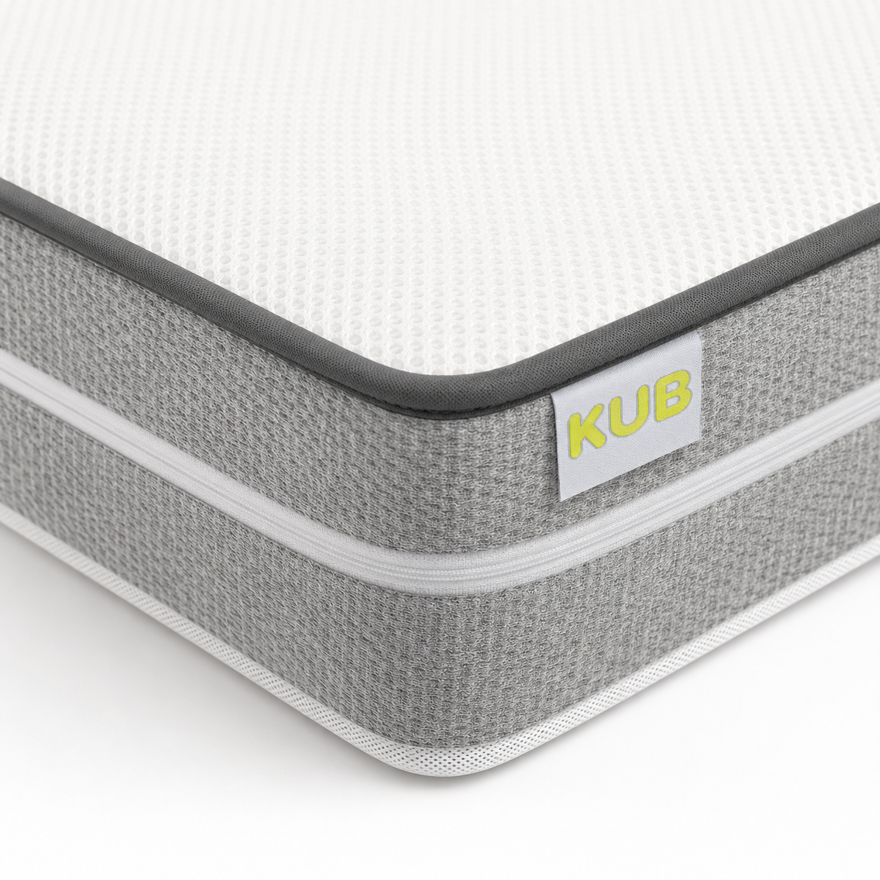 Textured Mattress Corner with KUB Label