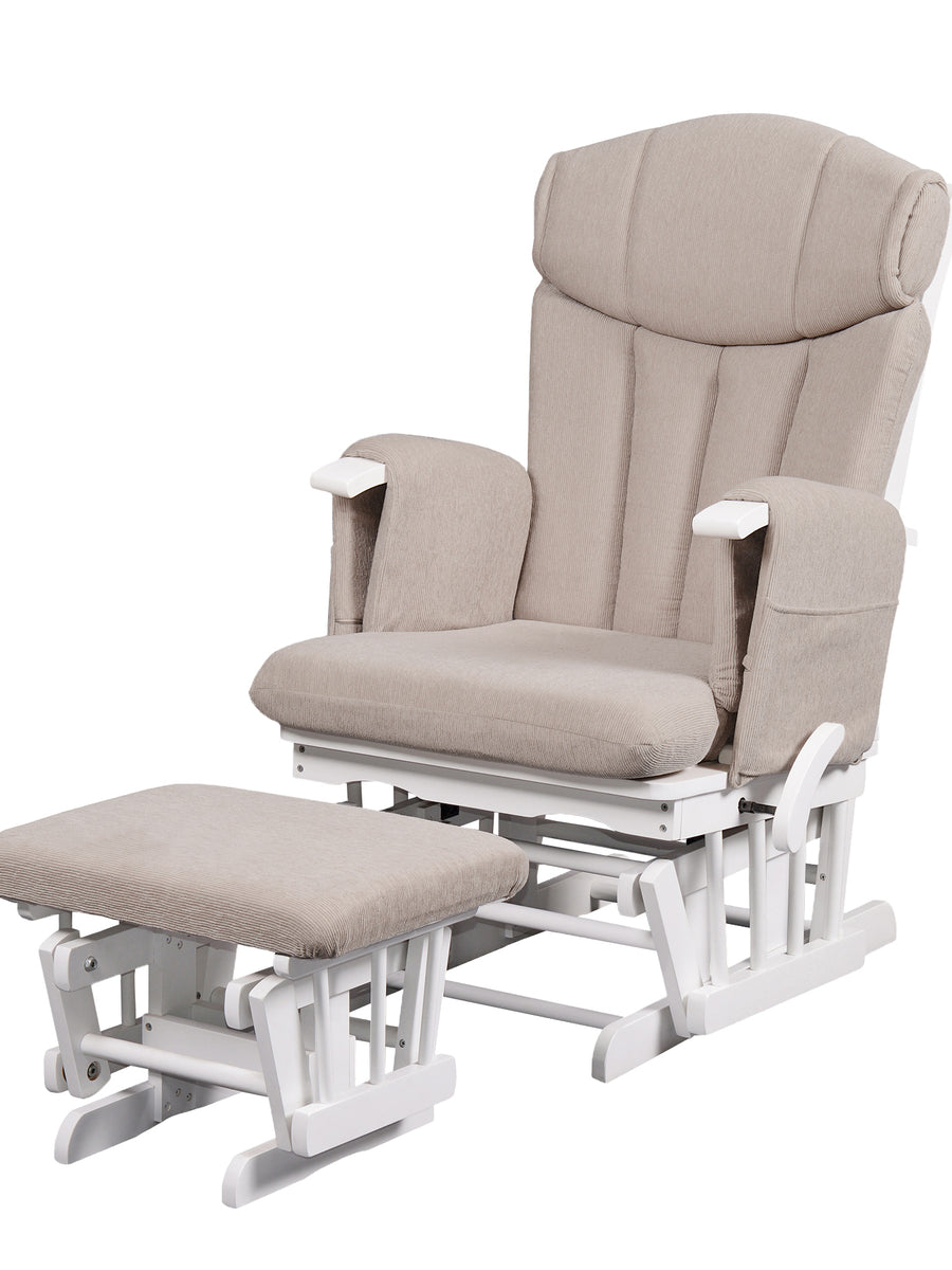 Premium nursing chair in a modern nursery