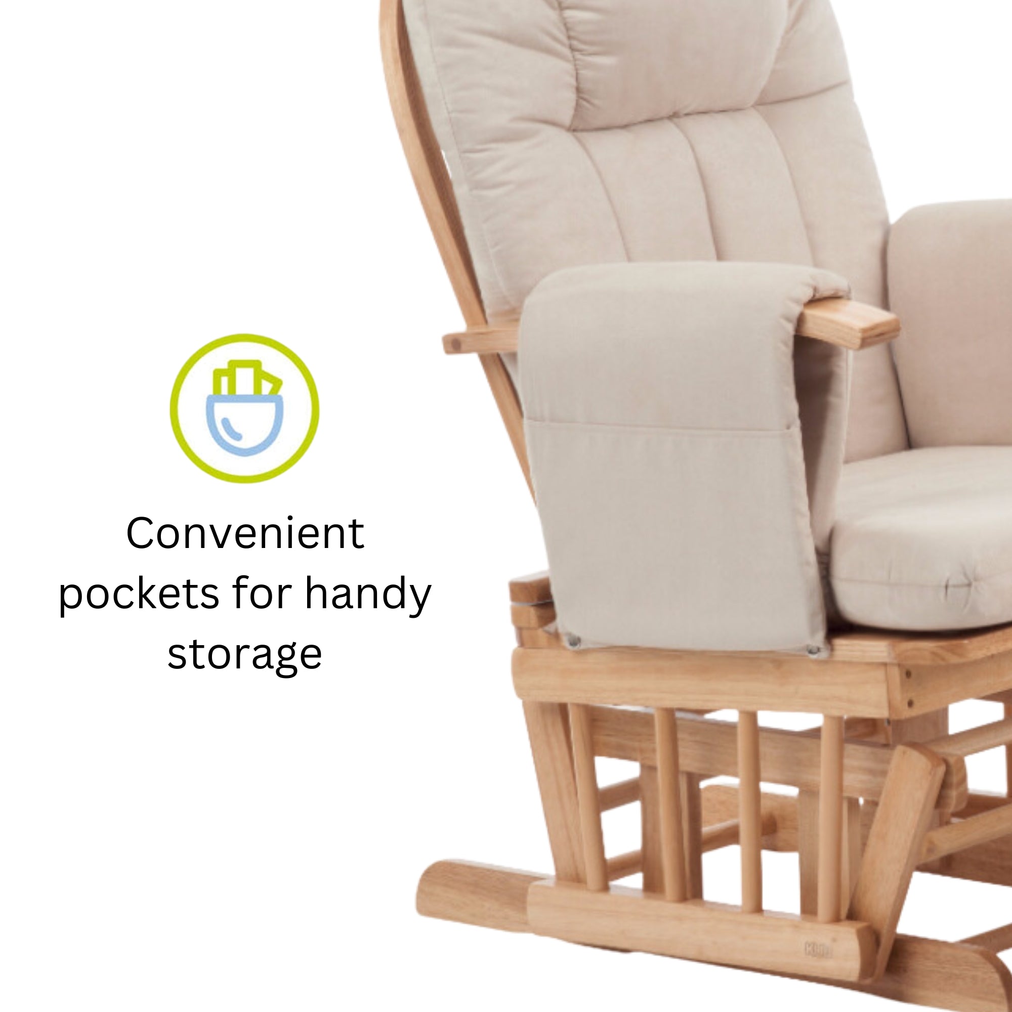 Nursing Chair and Footstool Mothercare Best Seller Natural Beige Kub Direct