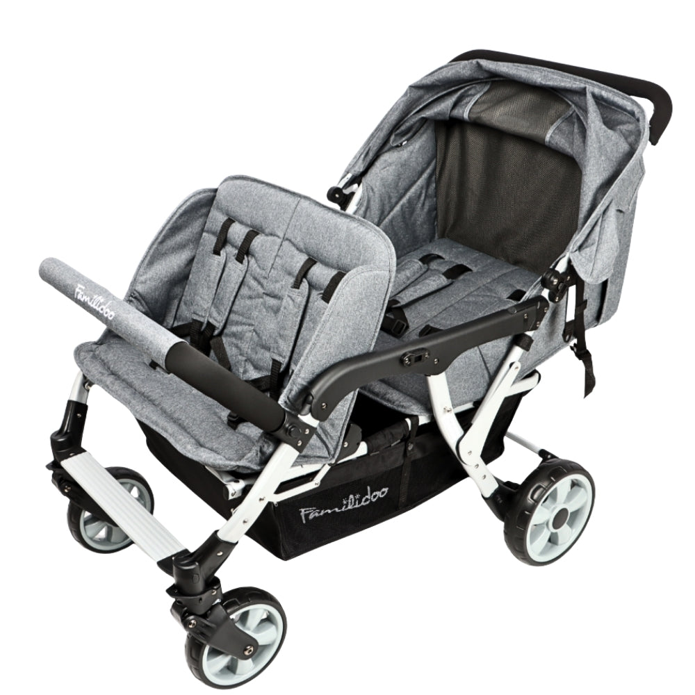 Familidoo 4 Seater Stroller Upright Front Recline Back