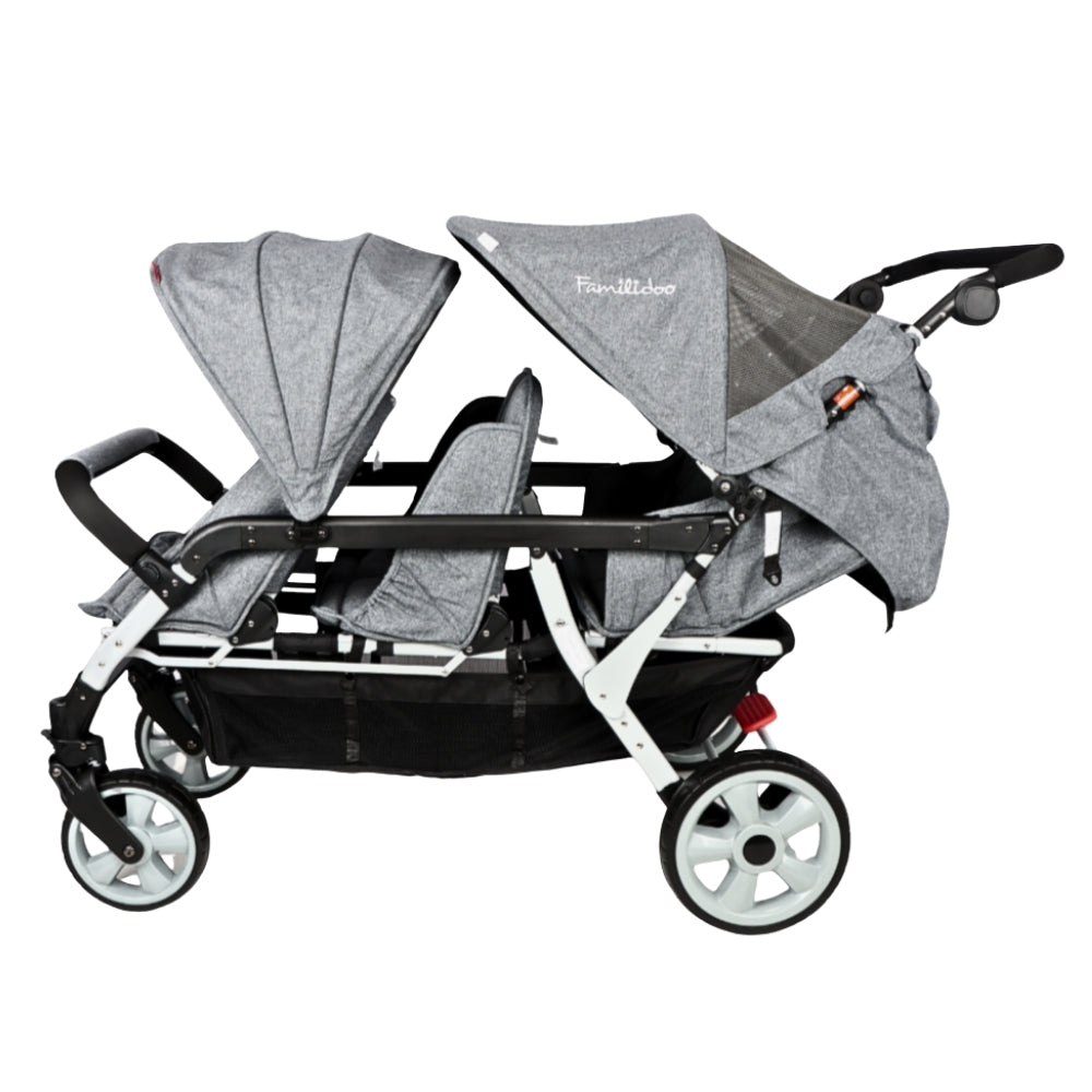 Familidoo 6 seater stroller side view