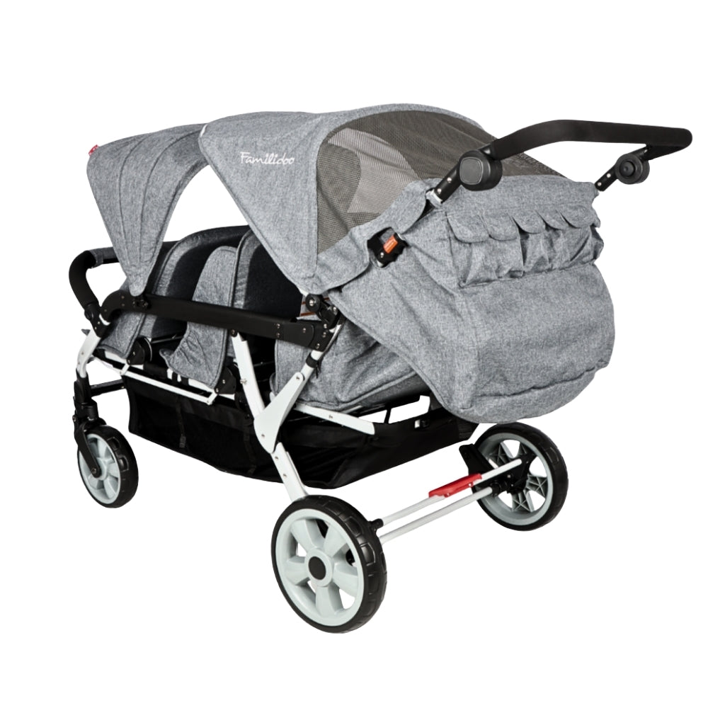 Familidoo 6 seater stroller back view