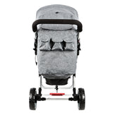 Triple seat stroller by Familidoo back view