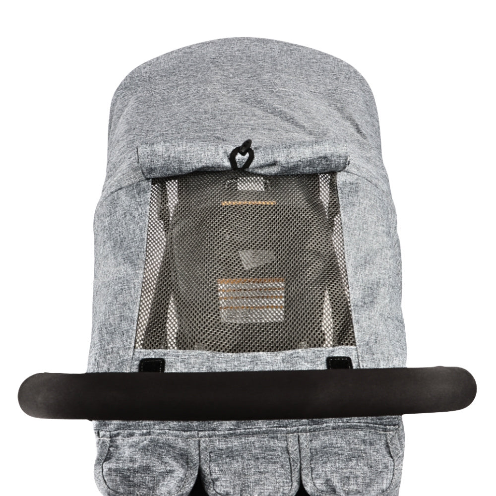 Familidoo Triple Stoller see through top view