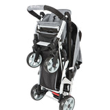 Familidoo Triple Stoller folded away compact design