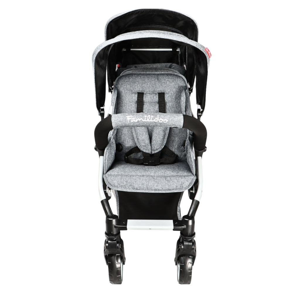 Familidoo 3-Seater Stroller – Free Rain Cover Kub Direct