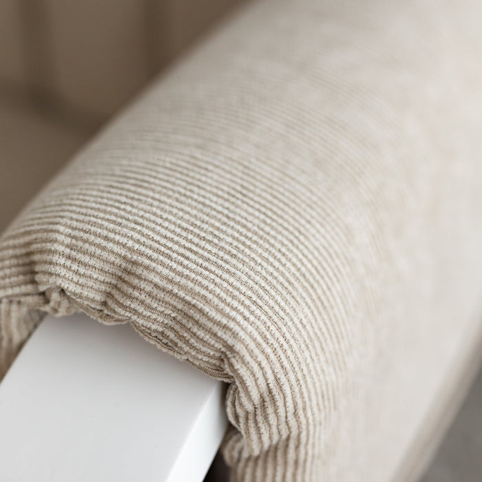 Soft corduroy upholstery