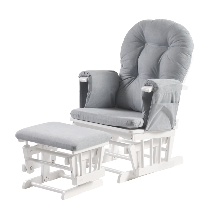 Haywood reclining nursing chair and footstool