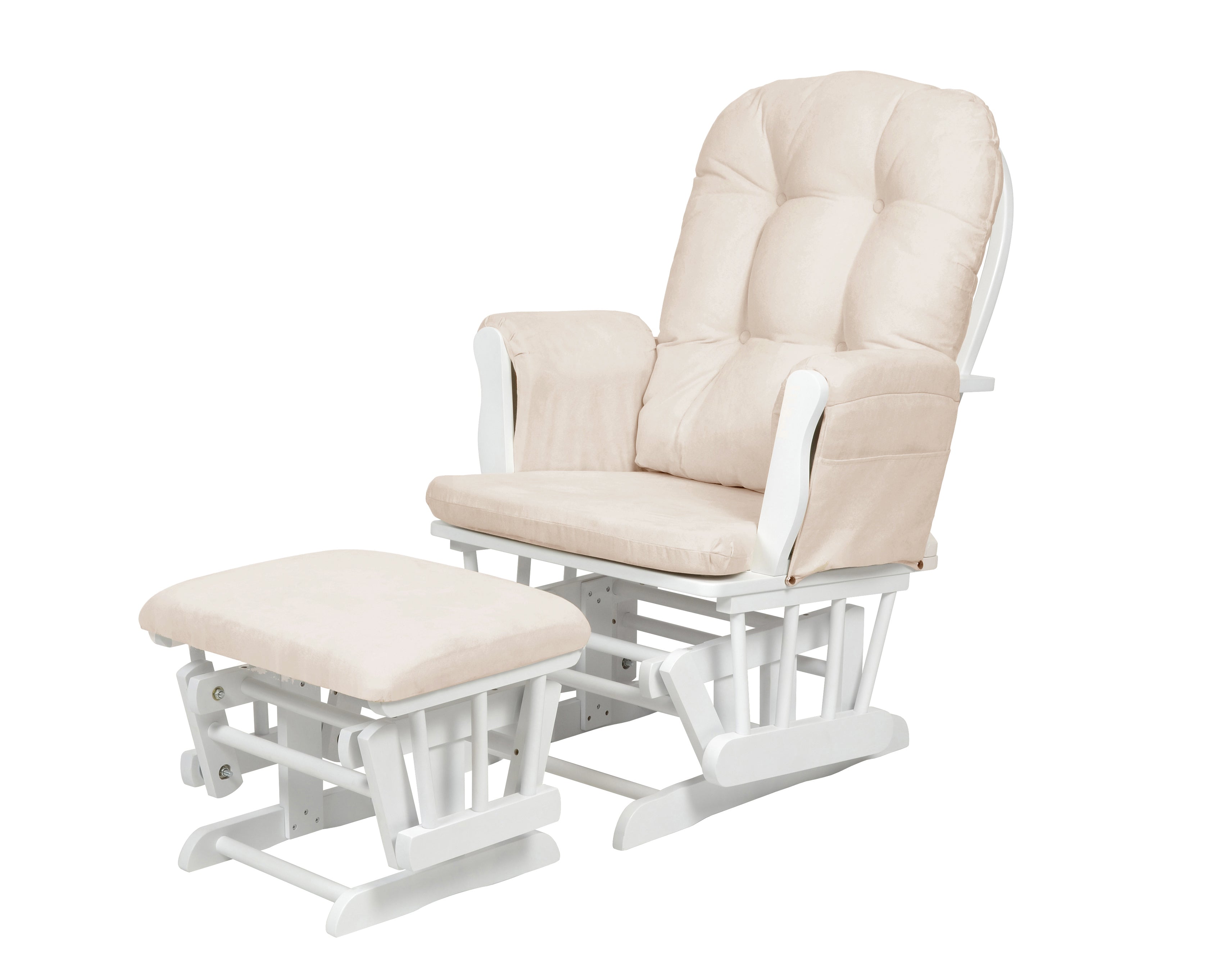 Haywood Non-Reclining Nursing Chair and Footstool