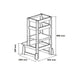 Kub Natural Wood Toddler Tower Dimensions