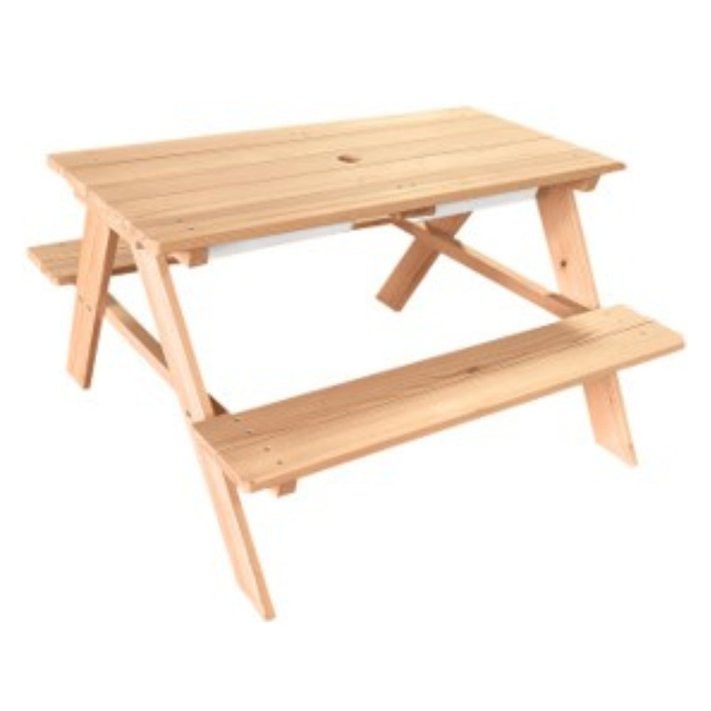 Mini Wooden Picnic Table - trays removed