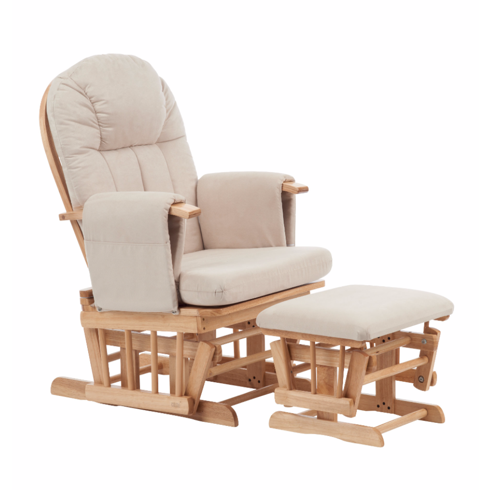Nursing Chair and Footstool - Mothercare Best Seller - Natural/Beige