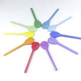 10 COLOURED SPOONS - Reduced To Clear!
