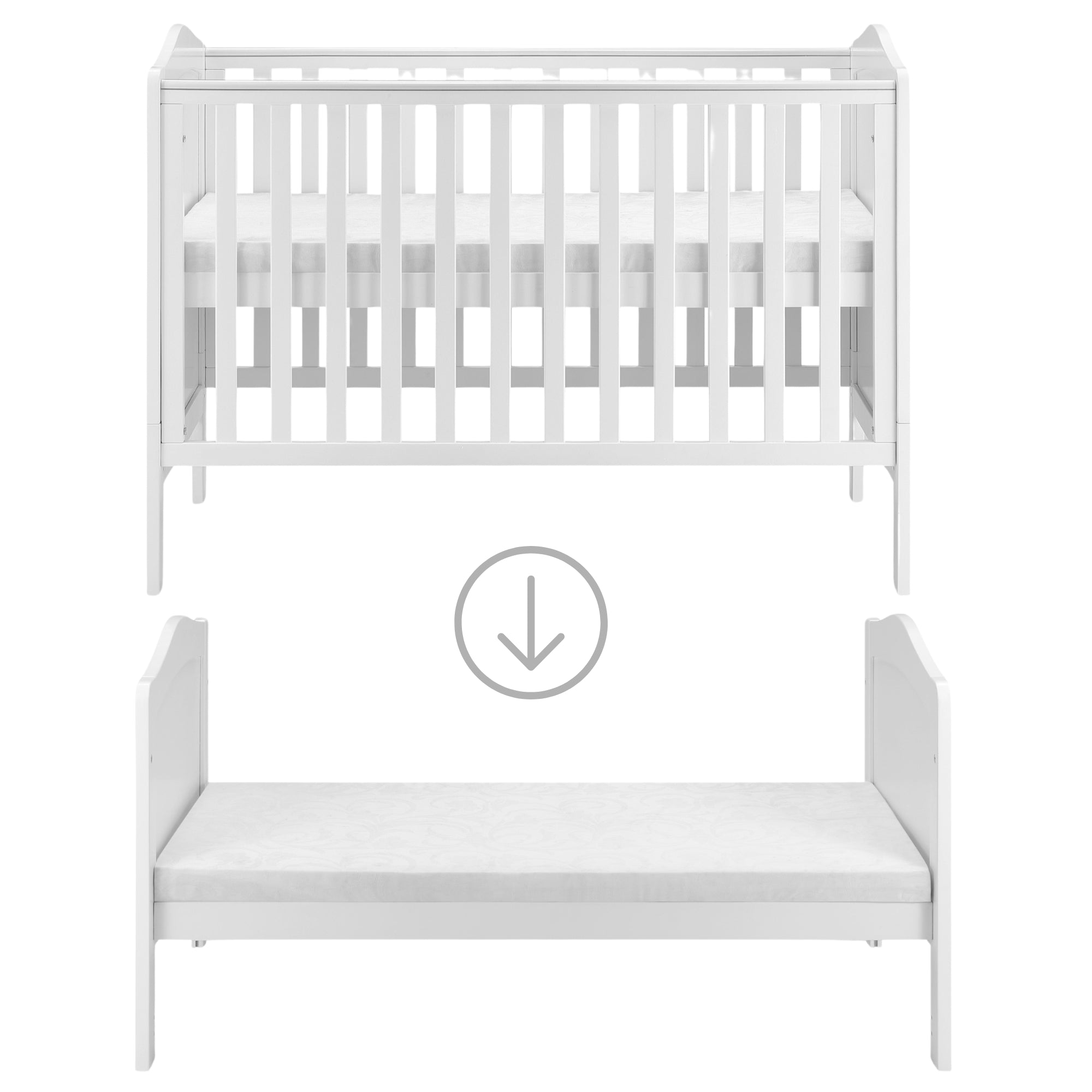 Seville Cot Bed & Mattress