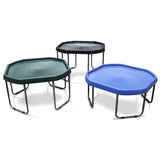 Tuff Tray (100cm), Stand and Water Resistant Cover - Blue Tray, Grey Stand and Blue Cover