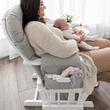 Haywood Reclining Nursing Chair and Footstool