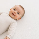 baby on mesh white fabric from kub signature mattress