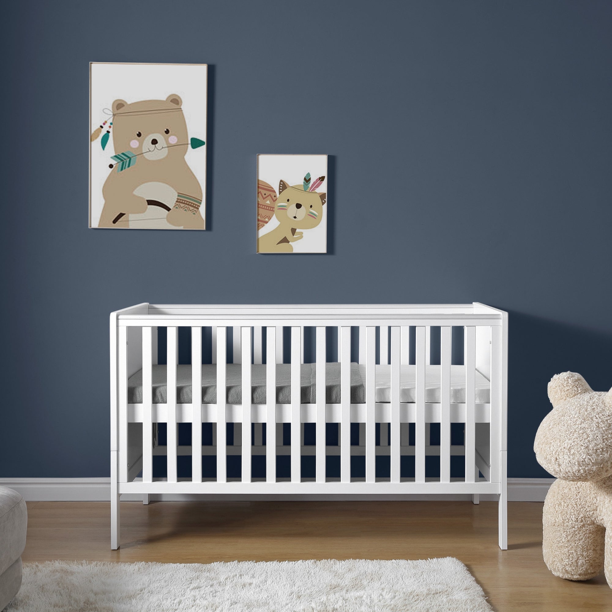 Barcelona Cot Bed & Mattress