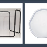 Hexacle Tuff Tray (90cm) and stand - Clear