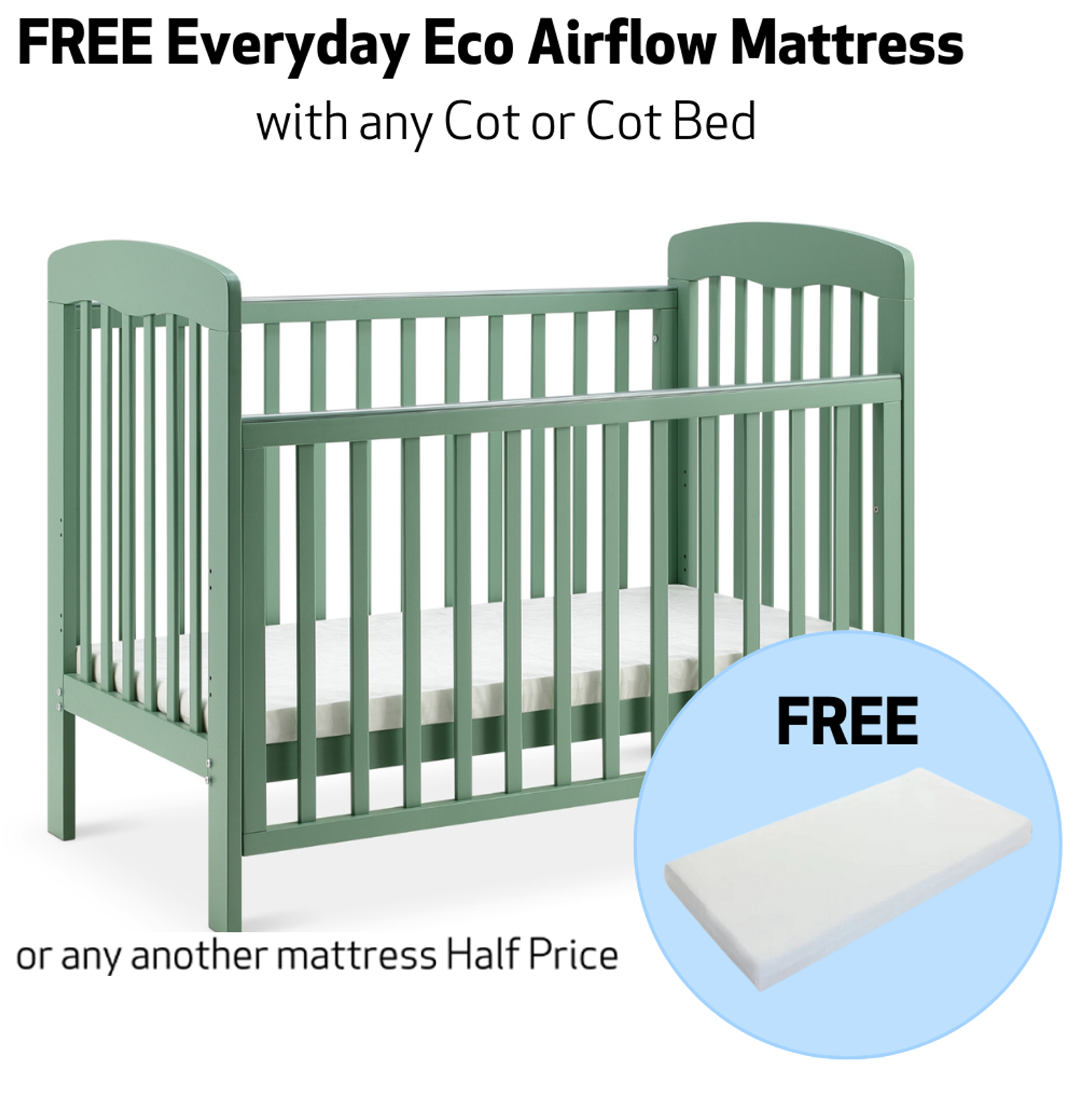 Valencia Cot & Mattress