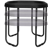 Set of 3 Tuff Trays (70cm) & Stand - Black