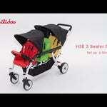 How to Set Up the Familidoo Triplets Stroller