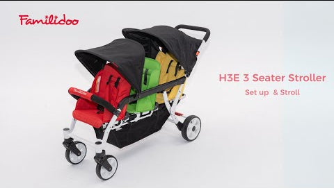 How to Set Up the Familidoo Triplets Stroller
