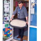 Set of 3 Tuff Trays (70cm) & Stand - Black