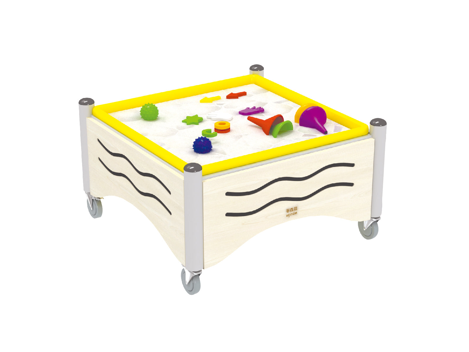 Waves Sand and Water Table Cart No Canopy