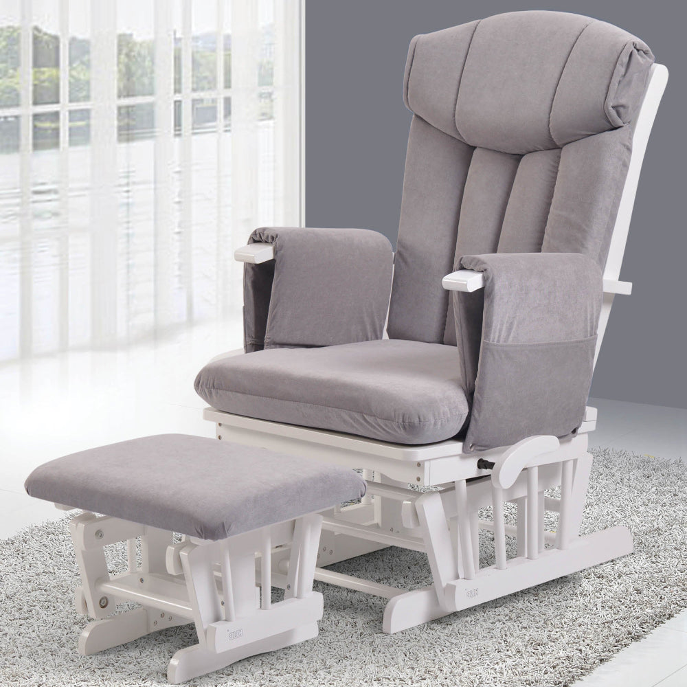 Chatsworth Chair Footstool – Grey Kub Direct