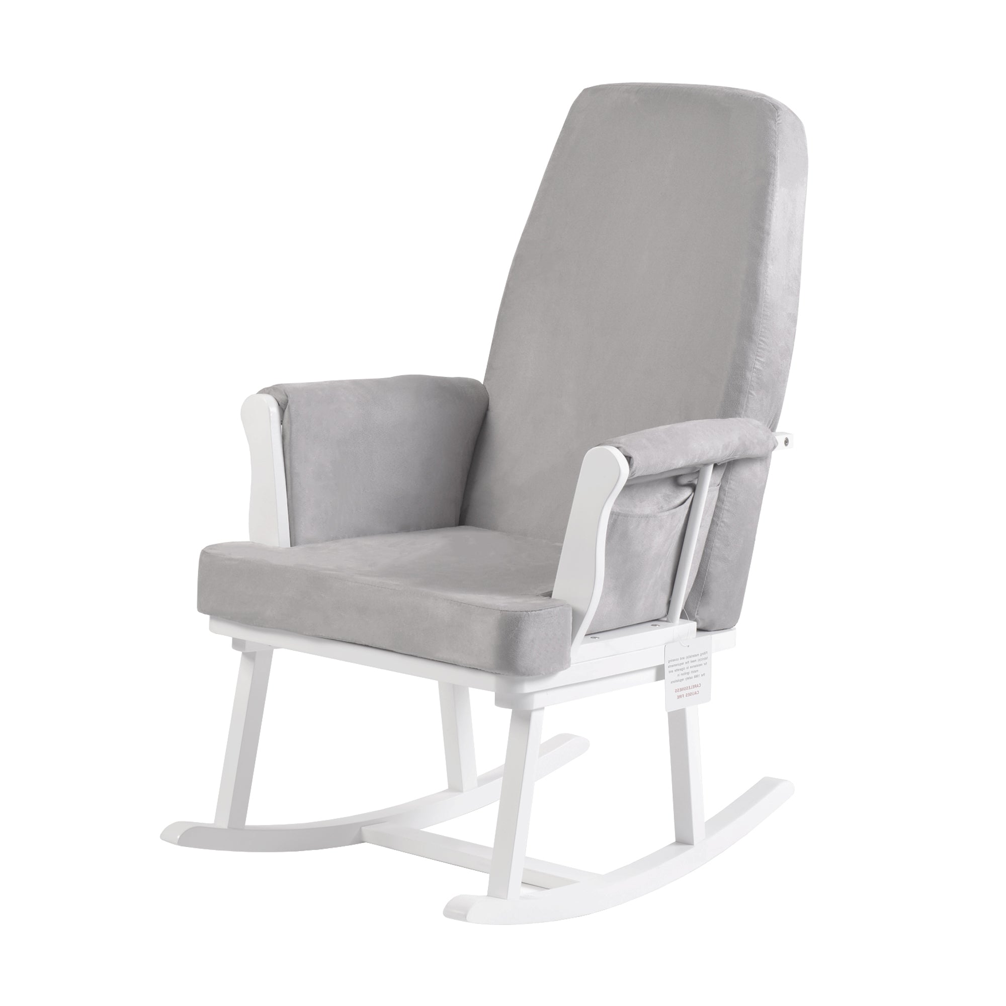 Haldon Nursing Rocking Chair White & Light Grey Grade A