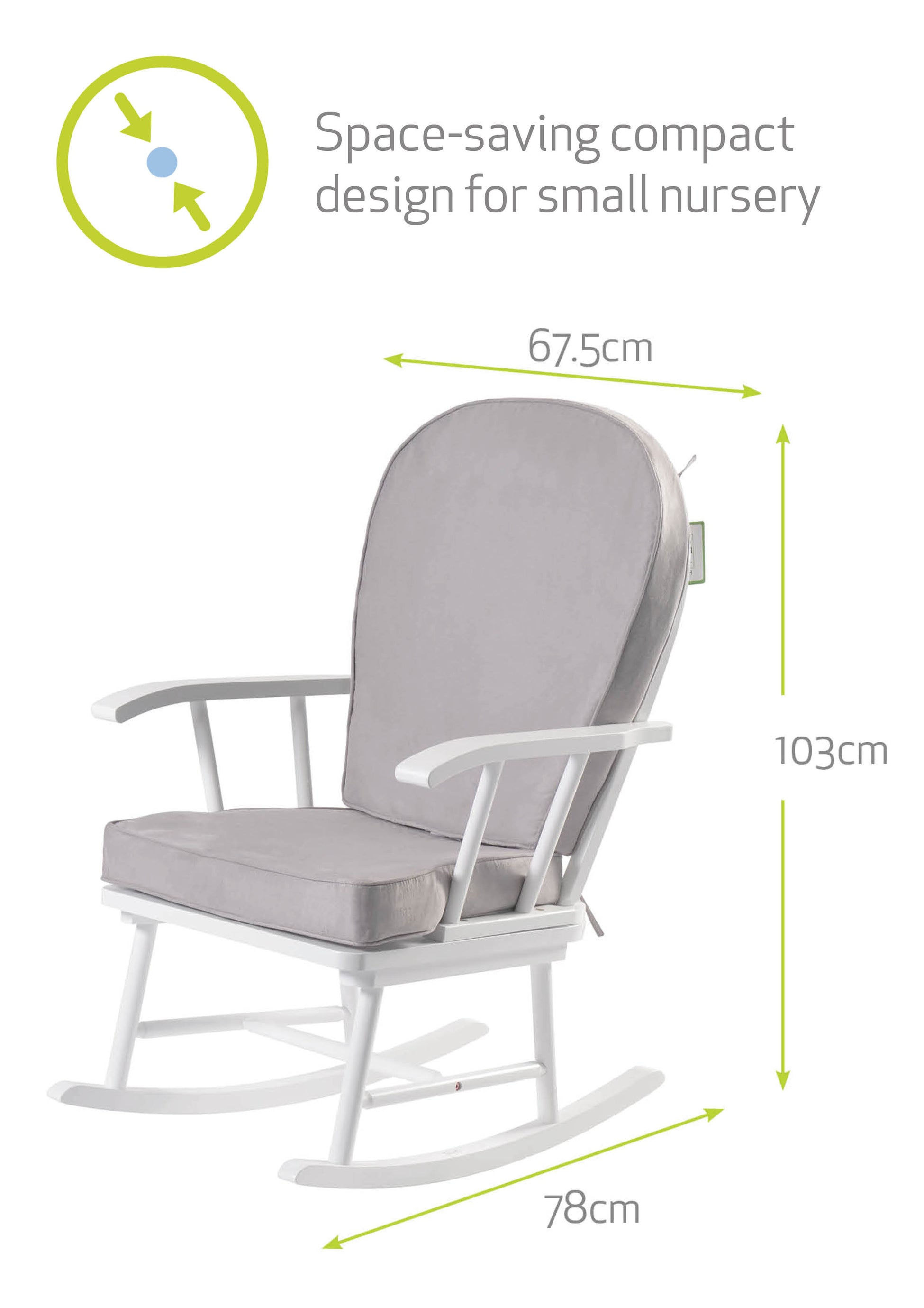 Hart Nursing Rocking Chair – Comfort & Style | Kub Direct