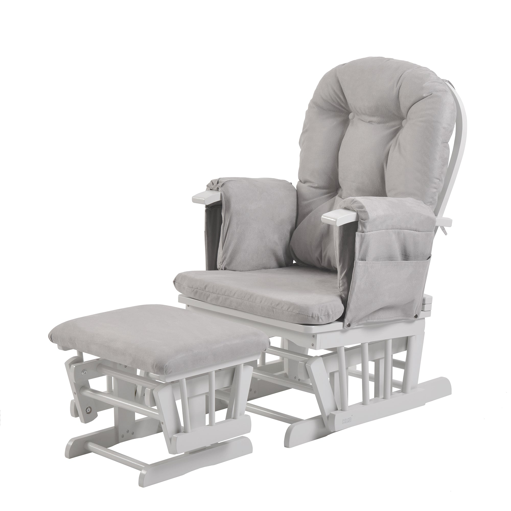 Haywood glider nursing chair in grey
