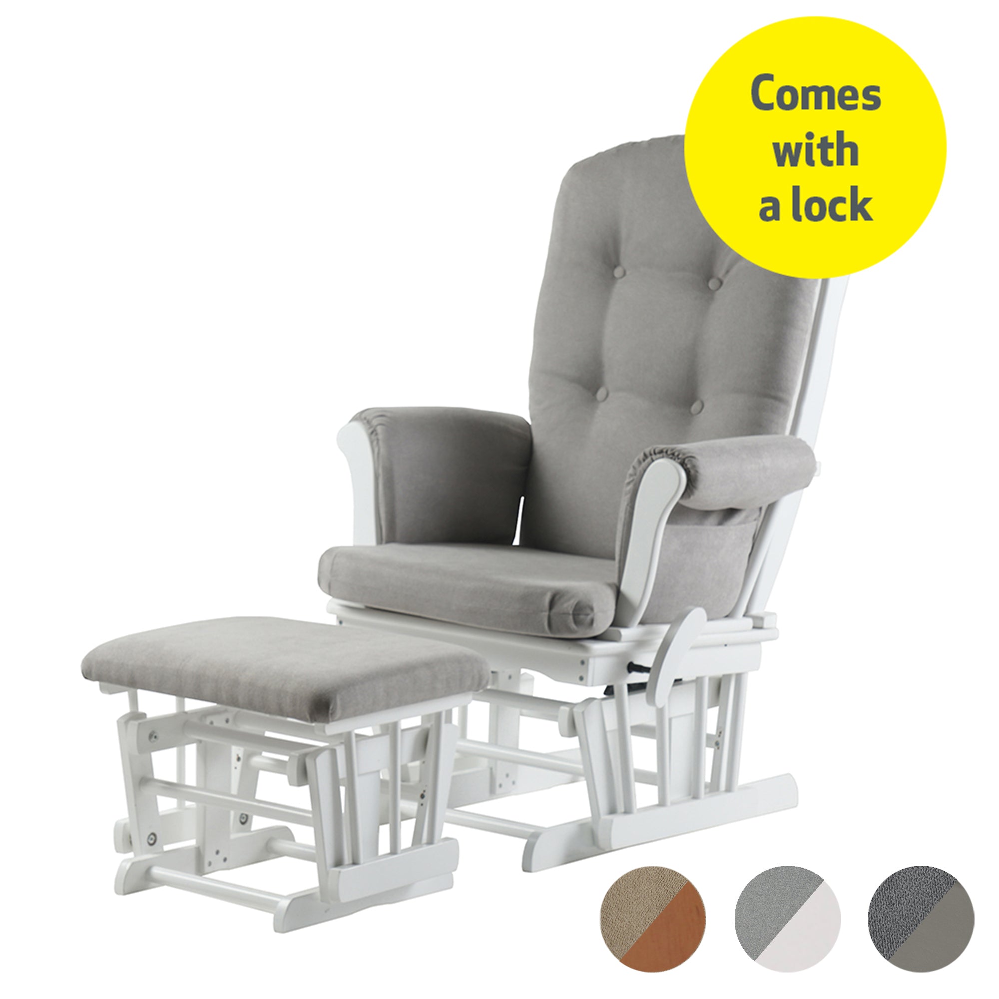 Kielder Nursing Chair and Footstool - 40% OFF
