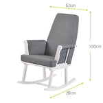 Kub Haldon Rocking Chair Dimensions