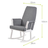 Kub Haldon Rocking Chair Dimensions